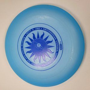 Wham-O 1982 Smithsonian Fisbee Disc Festival Blue 9" 120g Air & Space Museum Vtg